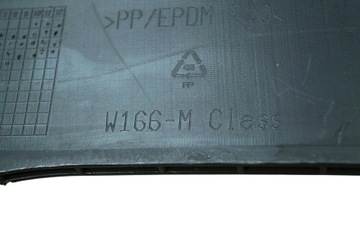 фото thumb №14, Накладка диффузор спойлер бампера зад mercedes ml w166