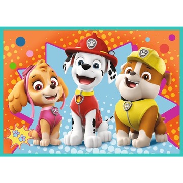 Пазл Paw Patrol 4в1 34346 Trefl 3+ 12,15,20,24 детали