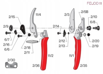 Секатор FELCO 11 + WHEEL 903 LIMITED EDITION