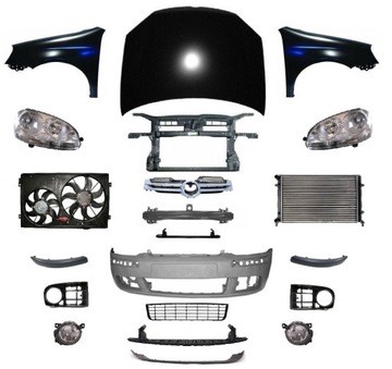 фото thumb №1, Golf 5 v перед pas капот бампер крило лампа