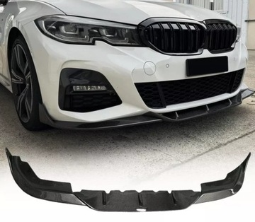 фото thumb №14, Накладка бампера m sport перед bmw g20 g21 2018-2022 карбон волокно углеродный