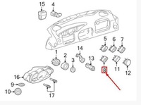 фото thumb №7, Переключатель wskazówek porsche 911 996 997 оригинальный 99661315510a05