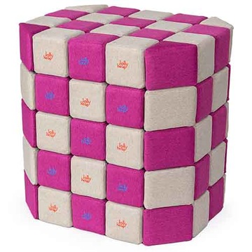 Extra Klocki magnetyczne piankowe JollyHeap zestaw 100 szt.
