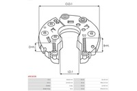 фото thumb №4, Діодний міст випрямний генератора as-pl