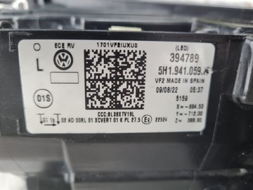 фото thumb №14, Vw golf viii 8 r лампы перед полный led matrix iq light 5h1941059r 5h1941060r