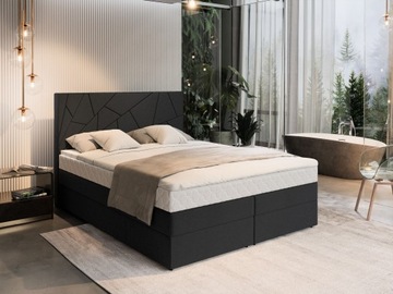 Высокая кровать TRANI 160 MODERN двуспальный матрас МЯГКИЕ контейнеры