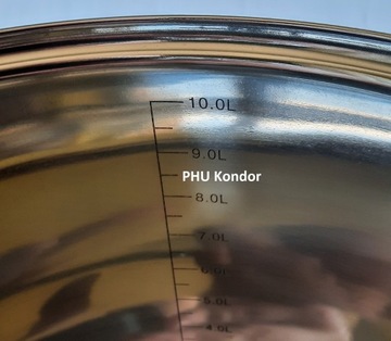BRUNHOFF Большая стальная кастрюля 11 л, узкая и высокая