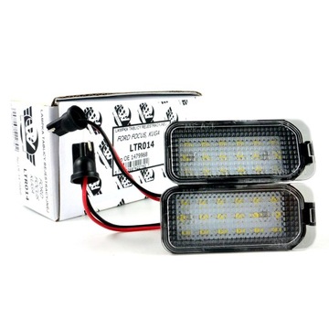 фото thumb №1, Лампочки led подсветка номерного знака регистрационный ford edge focus 3 2 fiesta