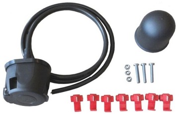 OPEL COMBO C 2001-2012 БУКСИРОВОЧНЫЙ КРЮК + ЖГУТ ПРОВОДОВ 7PIN13