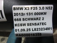 фото thumb №12, Bmw x3 f25 x4 сидіння переднє лівий водія чорний sensatec 52107240055 європа