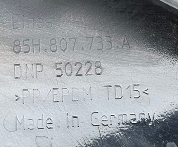 фото thumb №10, Audi q6 e-tron спойлер накладка бампера перед 85h807733a