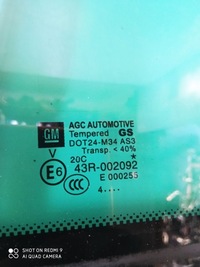 фото thumb №4, Opel zafira c стекло рамка дверь левый задняя