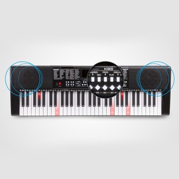 Keyboard Organy MAX KB5 pełnowymiarowy mobilny