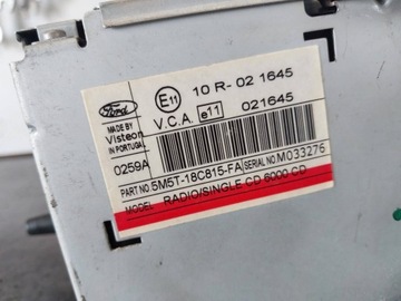 фото thumb №9, Радіопрогравач 6000 cd ford focus 5m5t-18c815-fa