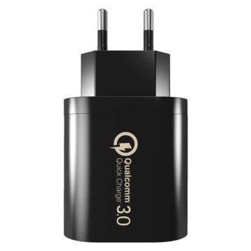 Быстрое настенное зарядное устройство QC 3.0, 3 кабеля USB + USBC TYPE C, быстрая зарядка