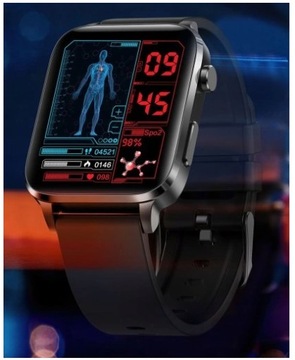SmartWatch W909 Лазерный глюкометр для измерения артериального давления