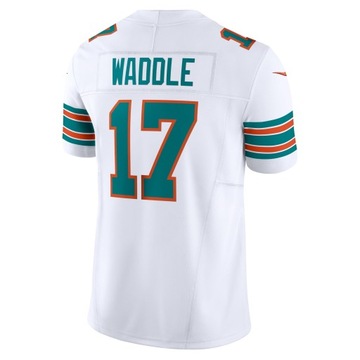 Белая мужская футболка Jaylen Waddle Miami Dolphins Vapor FUSE Limited, размер XXL