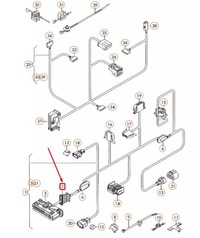 фото thumb №9, Vw golf mk5 жгут багажника дверь передних с рама крепёжная 1k0959843c