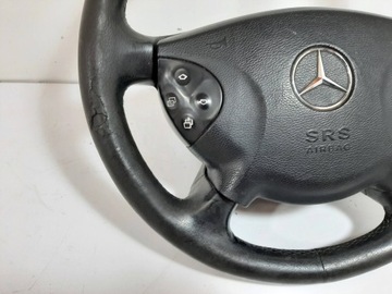 фото thumb №8, Mercedes w211 e200 03r руль кожа подушка мультифункция