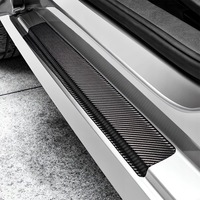 фото thumb №11, Наклейки защитные na пороги автомобильные накладки чёрный карбон 4 штуки