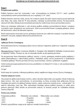 Zestaw Kamienny Dywan Kruszywo Żywica Poliuretanowa Grunt 10m2 Bianco