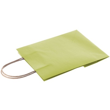 TORBA PAPIEROWA MUSZTARDOWA A5 225/80/180 50 SZT TOREBKA EKO NA PREZENT