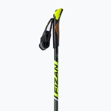Палки для скандинавской ходьбы Fizan Race Carbon желтый S20 CA02 135 см