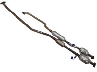 фото thumb №1, Mazda 2 dj 2014-2019 1.5b труба вихлоп гасник середній кінцевий каталізатор