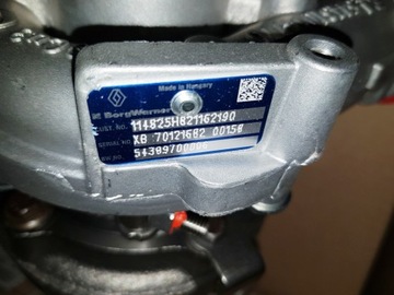 фото thumb №12, Турбонагнетатель восстановленная заводской renault megane iii 1.5dci 144110980r