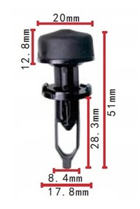 фото thumb №4, 5x штифт клипса решётка решётка радиатора lexus es toyota rav4