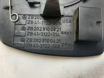 фото thumb №9, Mercedes w202 вкладка дзеркало правий a2028100821
