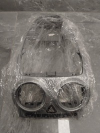 фото thumb №9, Рамка dekor решётка обдув+ панель opel corsa d 13295008 серебристая 13250805