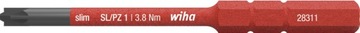 БИТА SLIMBIT ELECTRIC SL/PZ1x75 мм WIHA 34589