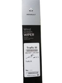 Щетки стеклоочистителей TRAFIC III VIVARO 288909504R