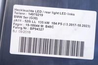 фото thumb №8, Bmw 5 g30 g31 2016 левая сторона лампа задняя