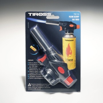 Ручная газовая горелка Tiross Plastic