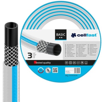 CELLFAST BASIC 3-СЛОЙНЫЙ САДОВЫЙ ШЛАНГ 1 дюйм, 10 м, 25 бар 10-431 FLEXI POLISH