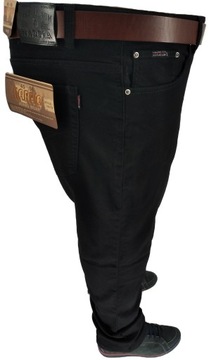 SPODNIE MĘSKIE CZARNE JEANSY DENIM W59 152-156 CM