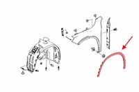 фото thumb №11, New mercedes benz gla x156 передняя часть left wheel arch trim cover a1568852322