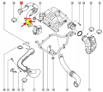 фото thumb №3, Nissan primastar 2.0 dci шланг труба шланг turbo інтеркулер набір napr.