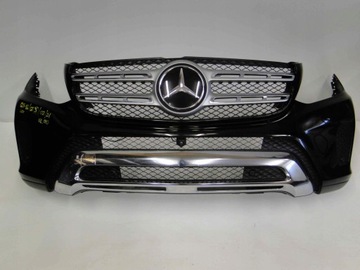 фото thumb №9, Mercedes gls x166 166 бампер капот переднее крылья перед чёрный 040