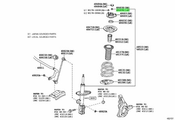 фото міні №2, Гайка підвіски lexus toyota 90179-14015