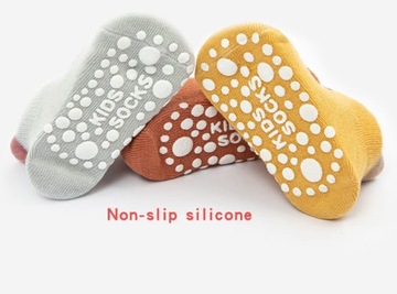 Stopki skarpetki antypoślizgowe bawełniane podeszwa anti-slip ABS 92-98-104
