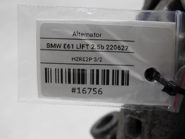 фото thumb №9, Генератор bmw e60 e61 2.5i 7550968