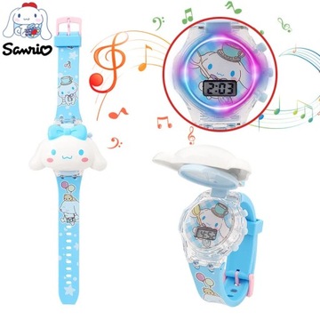 Часы Kawaii Sanrio, наручные часы Cinnamoroll, часы Kuromi, часы моей мелодии