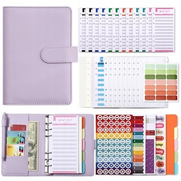 Блокнот Budget Binder A6 с прозрачным кольцом на кольце