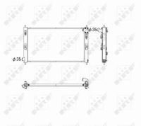 фото thumb №15, Nrf 53593 радіатор peugeot 4007/ mitsubishi outlander 07-
