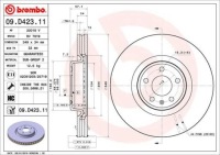 фото thumb №7, Диск гальмівна brembo 09.d423.11