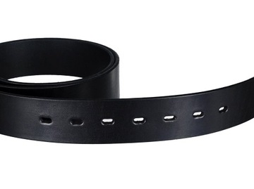 SKÓRZANY PASEK BLAKARDO 4 CM CZARNY APACZ