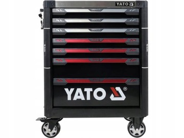 СЕРВИСНЫЙ ШКАФ YATO С 7 ЯЩИКАМИ ТЕЛЕЖКА ДЛЯ ИНСТРУМЕНТОВ С ЗАМКОМ ОТКРЫТИЯ YT-09032